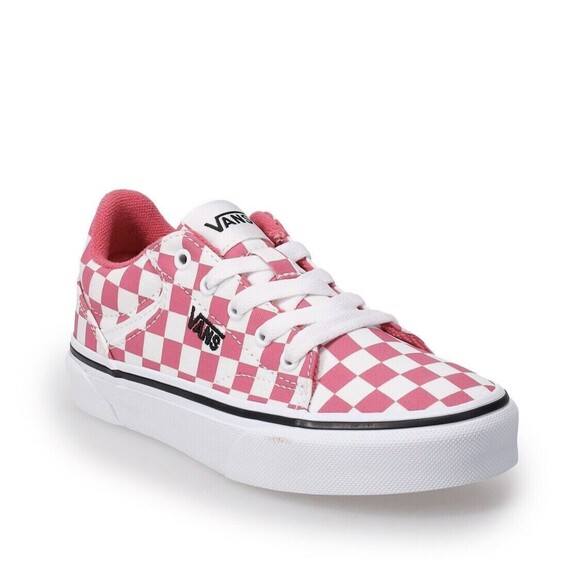 VANS Other - VANS Ward Low Girls Size 6 Women's Sz 7.5 Shoes Powder Pink Sneakers VN000MYFCHL